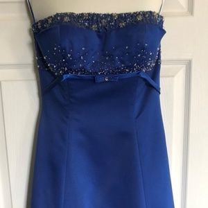 Joli Prom Floor Length Strapless Prom Dress